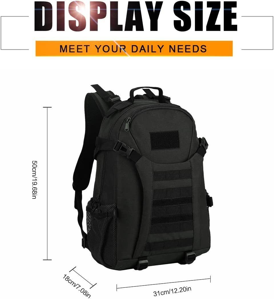 RAIKOU Rucksack 35L Taktischer Rucksack Herren militär Wanderrucksack wasse günstig online kaufen