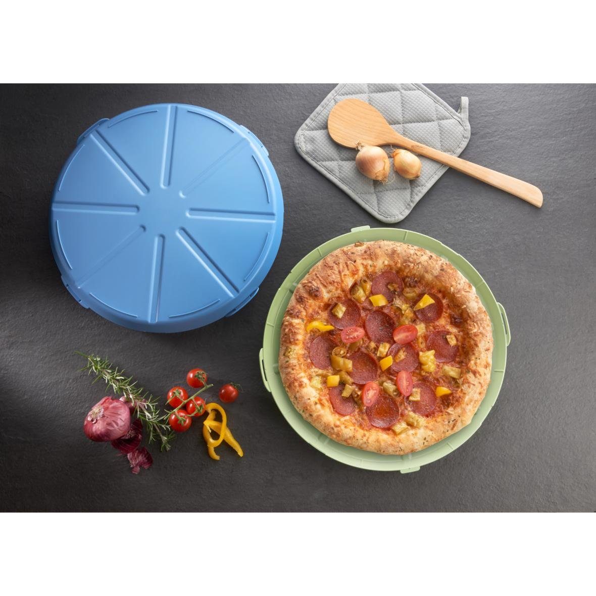 elasto Aufbewahrungssystem Pizzabox 'ToGo' robuste Transportbox Ø 36 cm für unterwegs