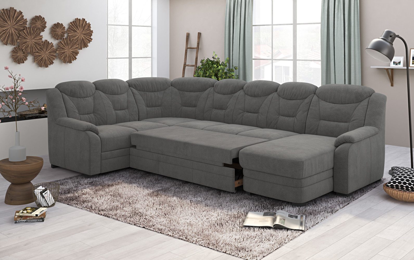 COTTA Wohnlandschaft Marcus, mit Schlaffunktion und Bettkasten