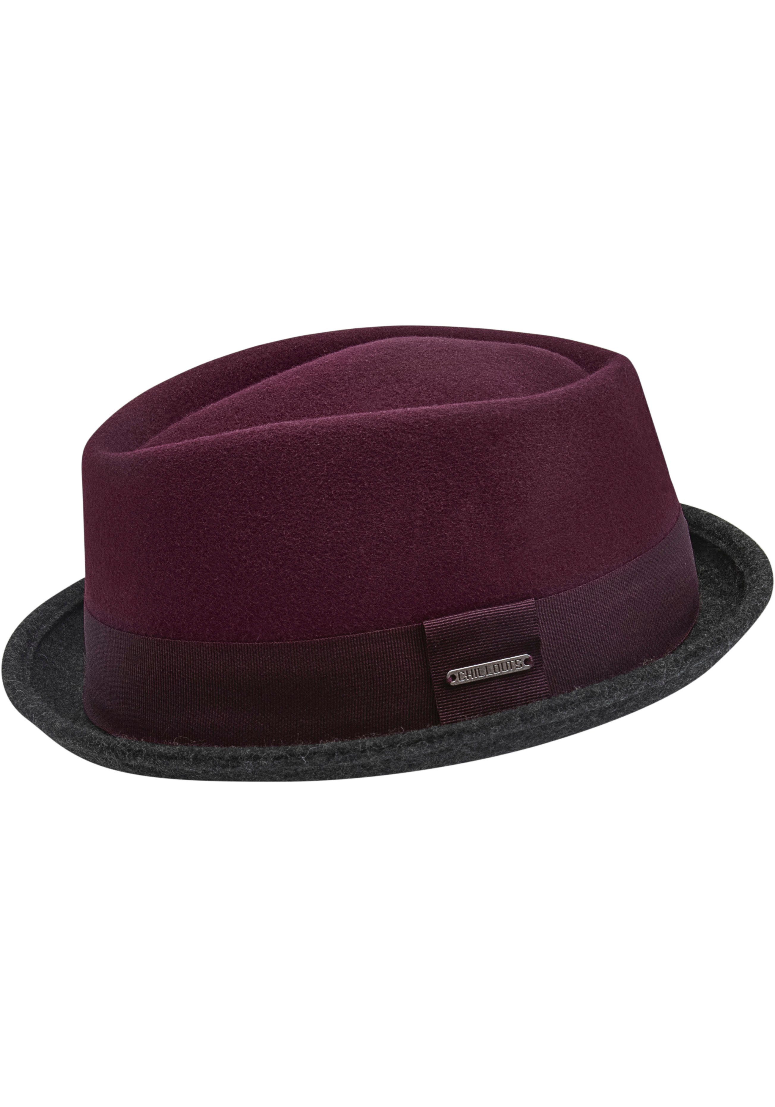 Hat Neal chillouts Filzhut grey bordeaux