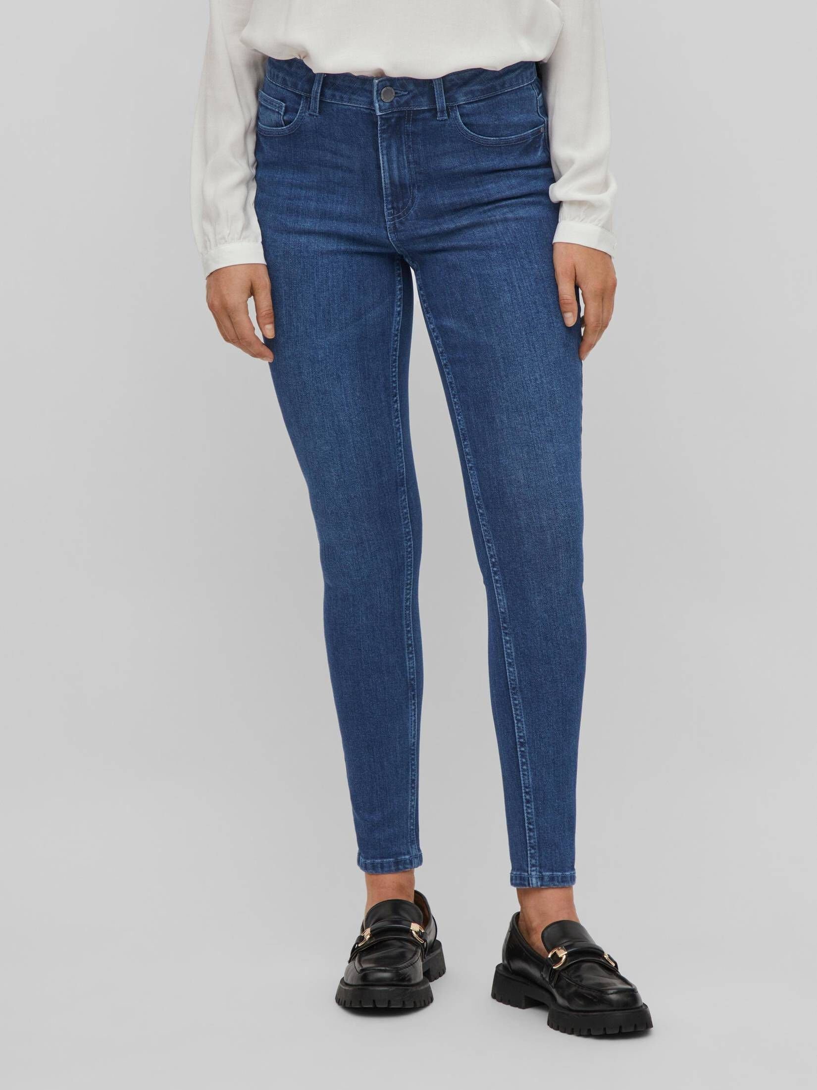 Vila RW Jeans (1-tlg) 5-Pocket-Jeans MBD IT VISKINNIE Damen