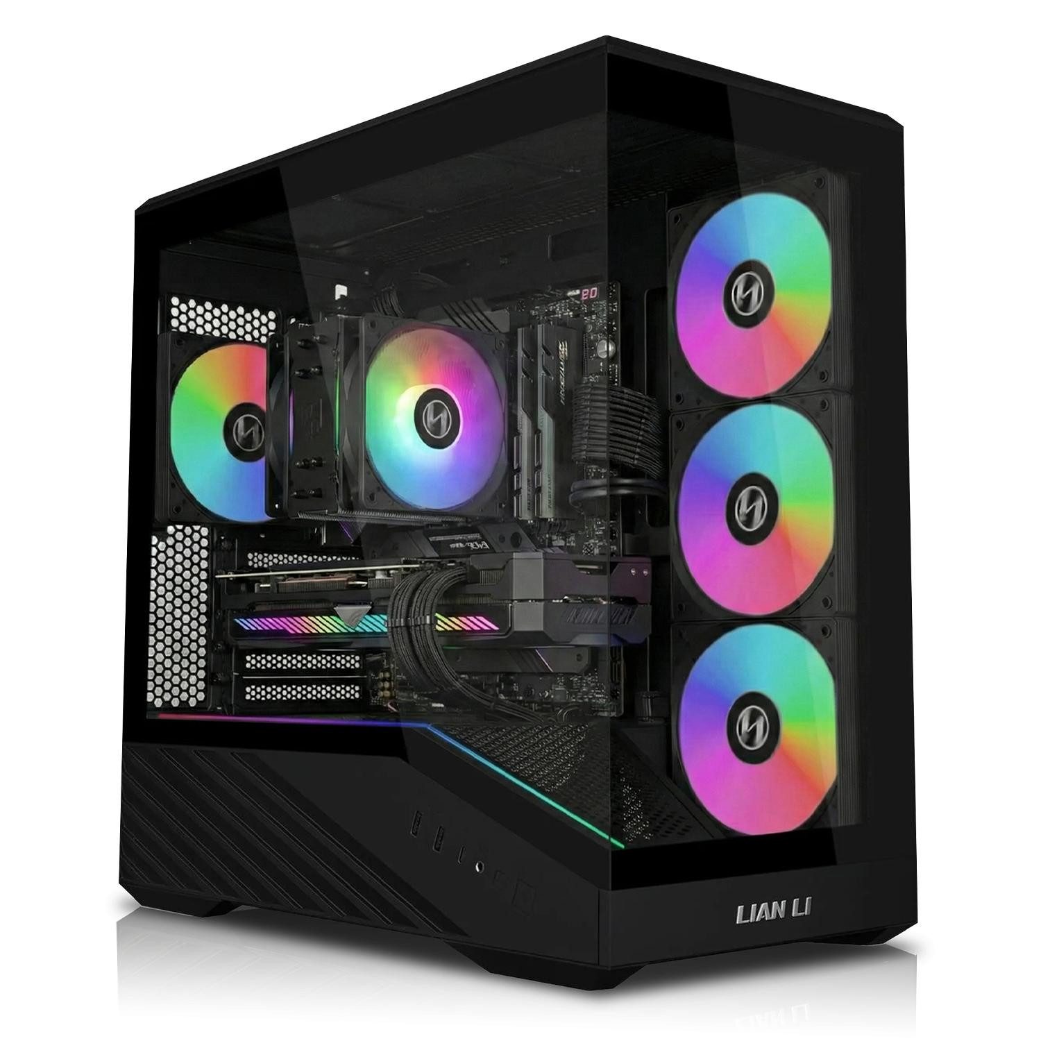 SYSTEMTREFF AMD Ryzen 5 9500F - 6x 3.8GHz mit AMD Radeon RX 9070 XT 16GB Gaming-PC (AMD 9500F 9500F, Radeon RX 9070 XT, 16 GB RAM, 512 GB SSD, Luftkühlung)