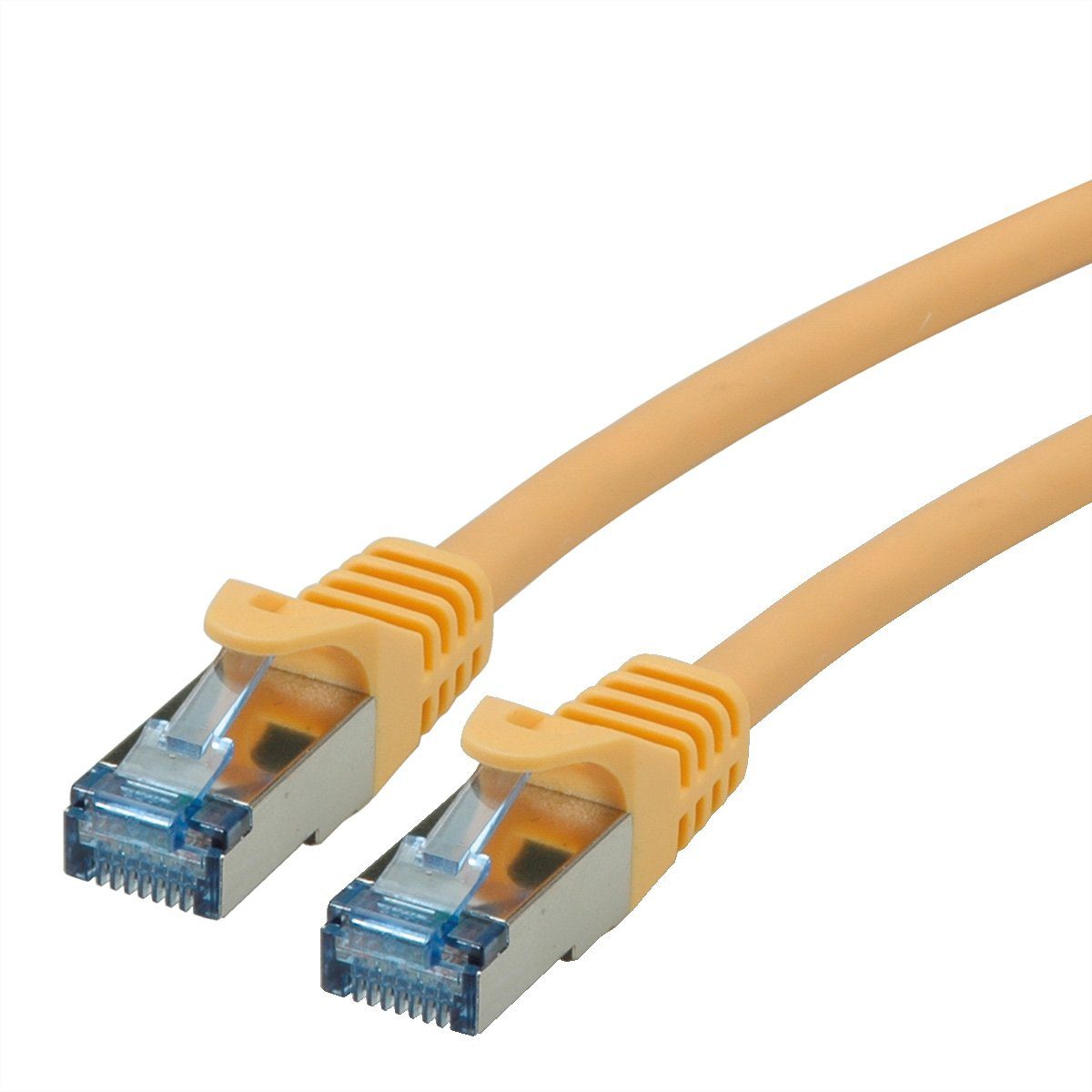 ROLINE Patchkabel Cat.6A S/FTP (PiMF) LAN-Kabel, RJ-45 Männlich (Stecker), RJ-45 Männlich (Stecker) (30.0 cm), Component Level, LSOH
