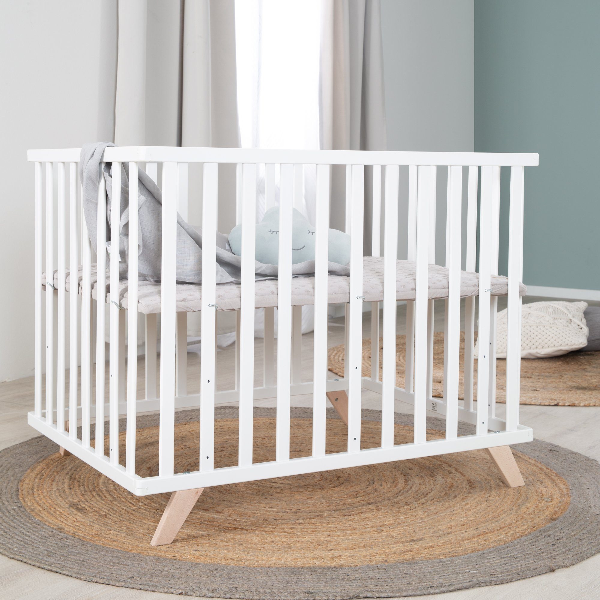 roba® Laufgitter Lil Planet, 4-eckig, Laufstall, günstig online kaufen