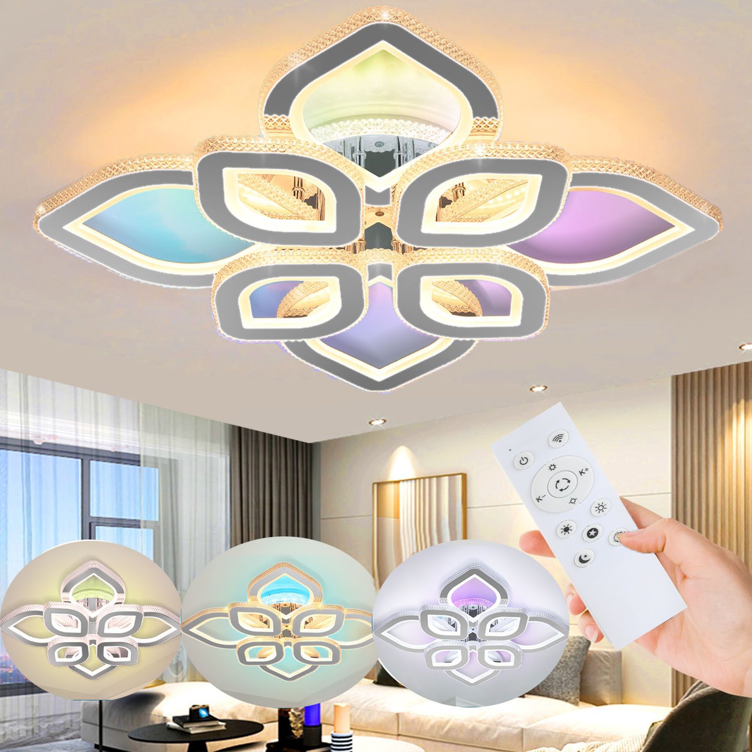 oyajia Deckenleuchte 50W Modern LED Deckenlampe günstig online kaufen