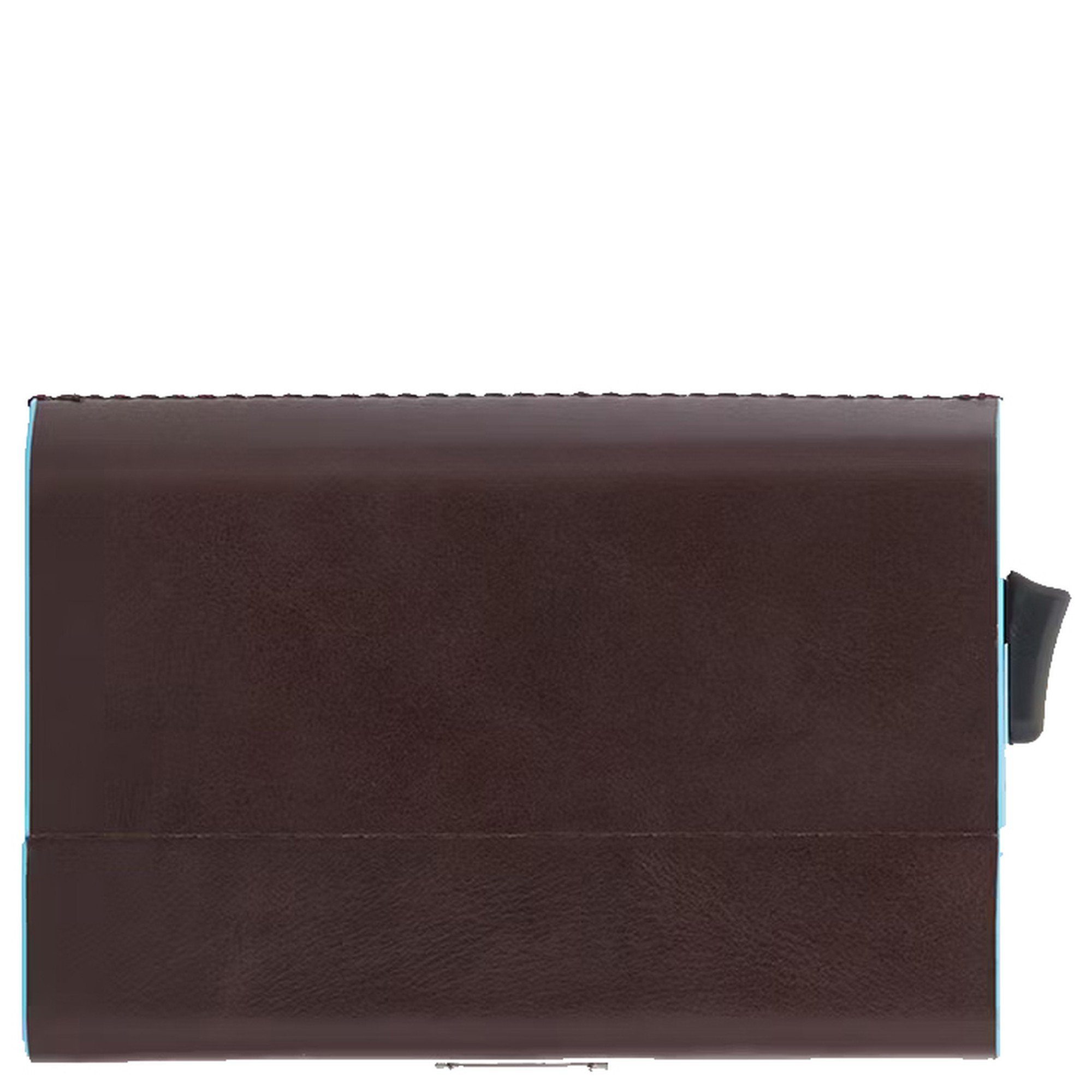 Square 10 10cc mahogany cm Kreditkartenetui (1-tlg) RFID - Blue Piquadro Geldbörse