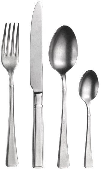 PINTINOX Besteck-Set Leonardo (30-tlg), 6 Personen, Edelstahl 18/10