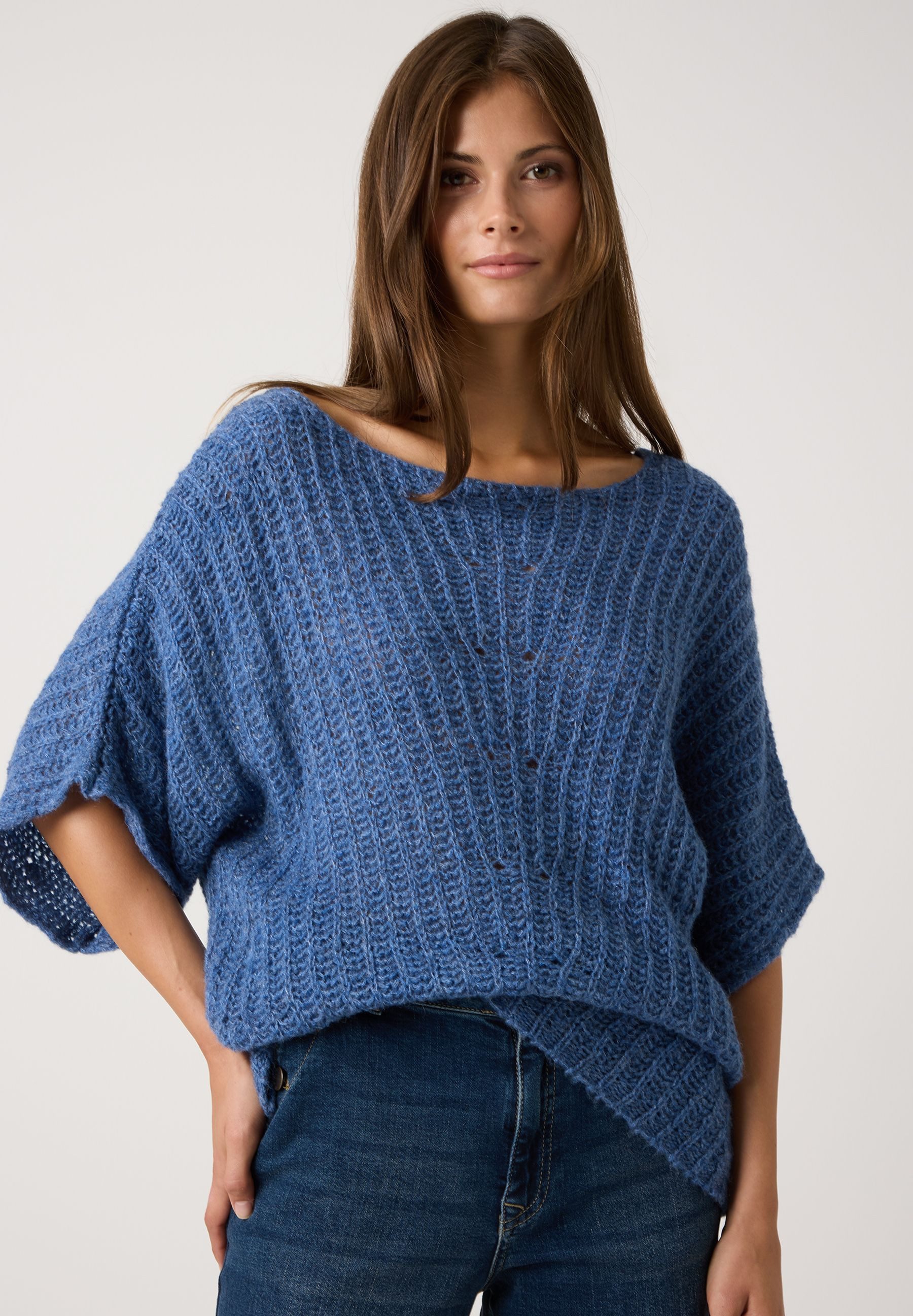 MORE&MORE Kurzarmpullover günstig online kaufen