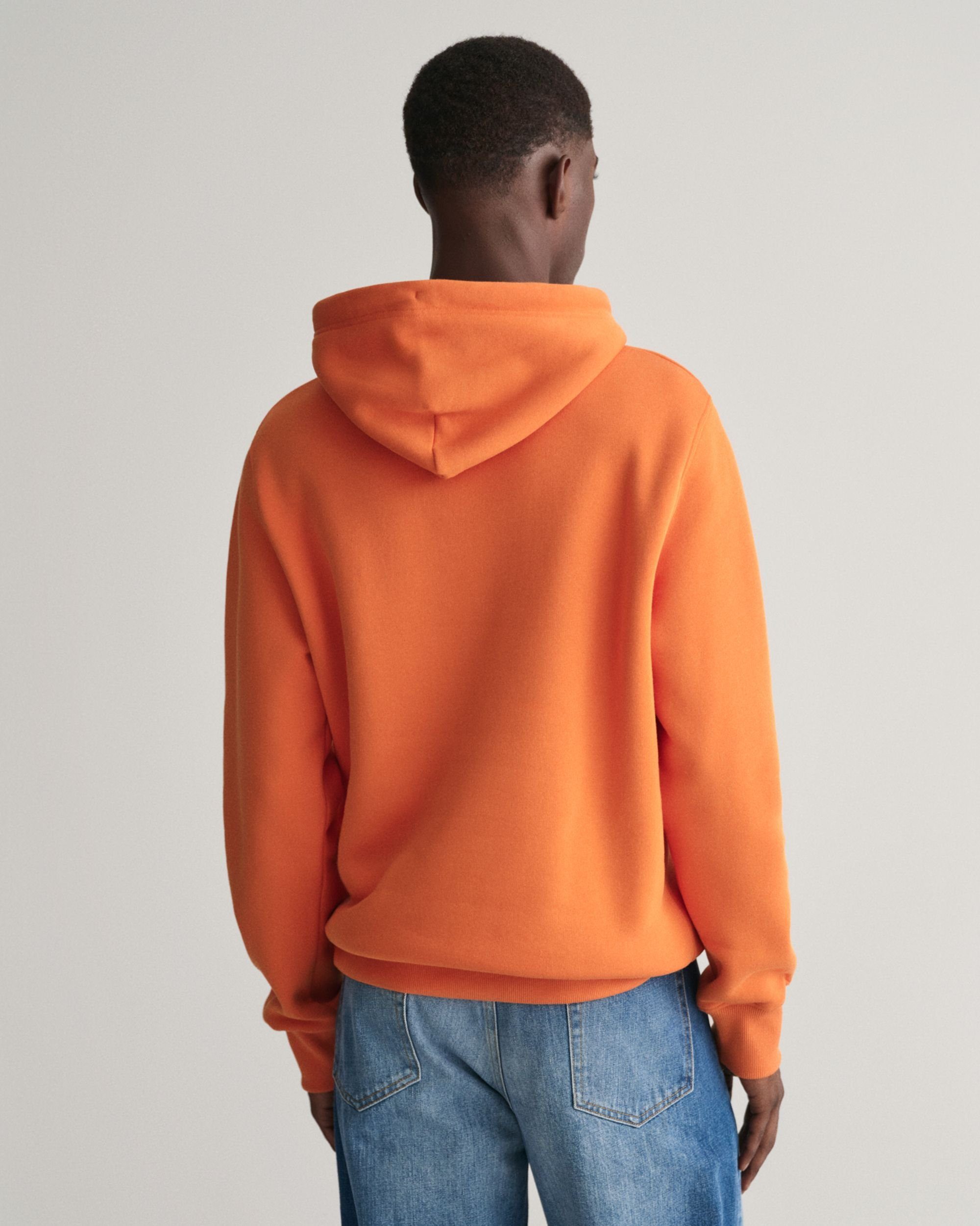 Gant Kapuzenpullover Shield Hoodie pumpkin orange