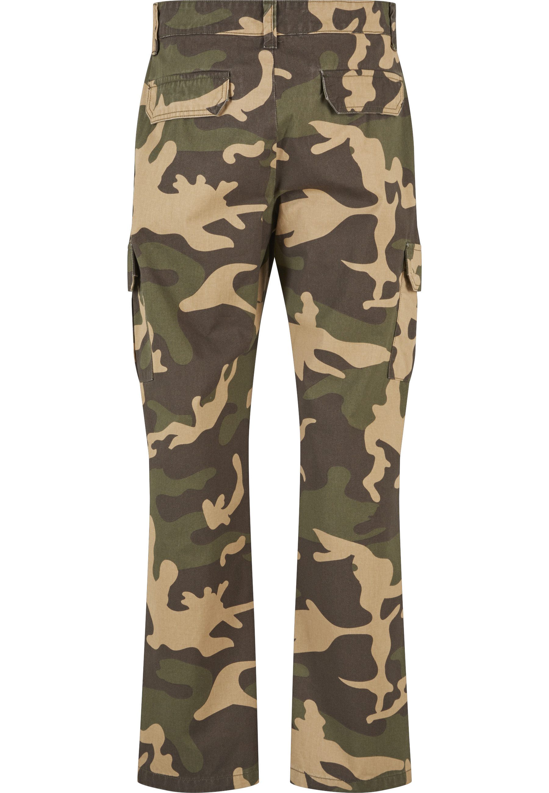URBAN CLASSICS Cargohose Urban Classics Herren Straight Leg Camo Cargo Pants (1-tlg)