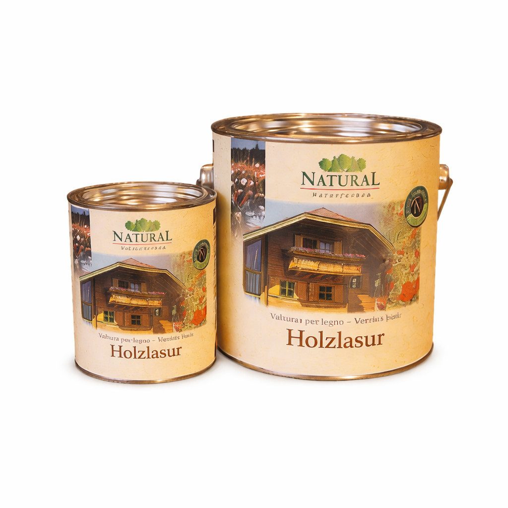 Natural Naturfarben GmbH Holzschutzlasur für Außen und Innen Ökologische Holzlasur