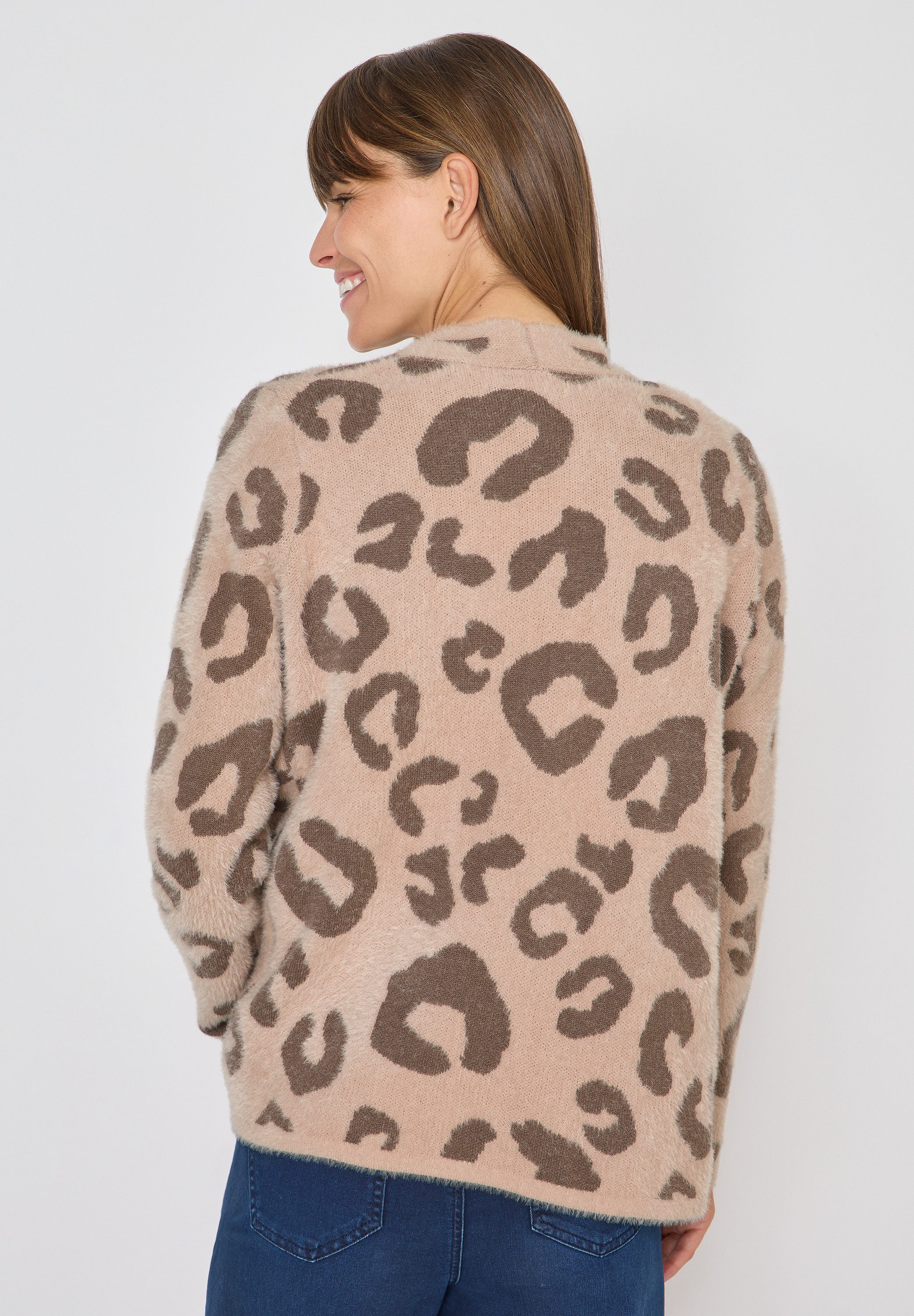 CECIL Cardigan mit Leomuster günstig online kaufen