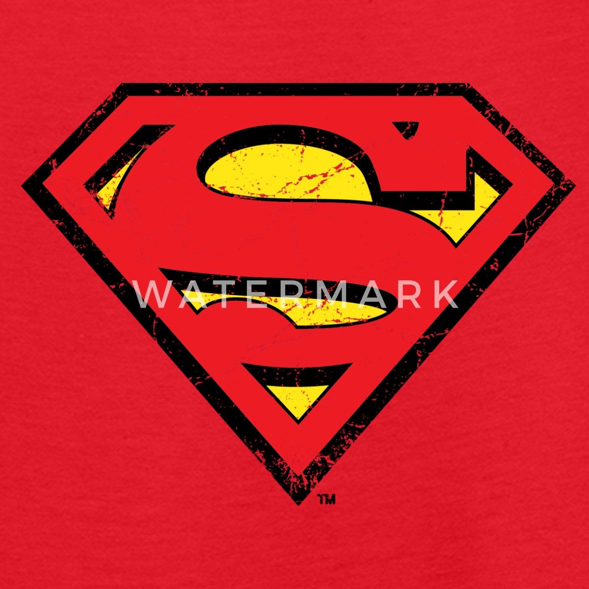 Spreadshirt T-Shirt DC Comics Superman Logo Used Look Karneval Kinder T-Shirt (1-tlg)
