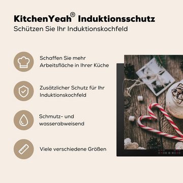 MuchoWow Herdblende-/Abdeckplatte Weihnachten - Weihnachtsschmuck, Vinyl, (1 tlg), 76x51 cm, Ceranfeldabdeckung für die küche, Induktionsmatte