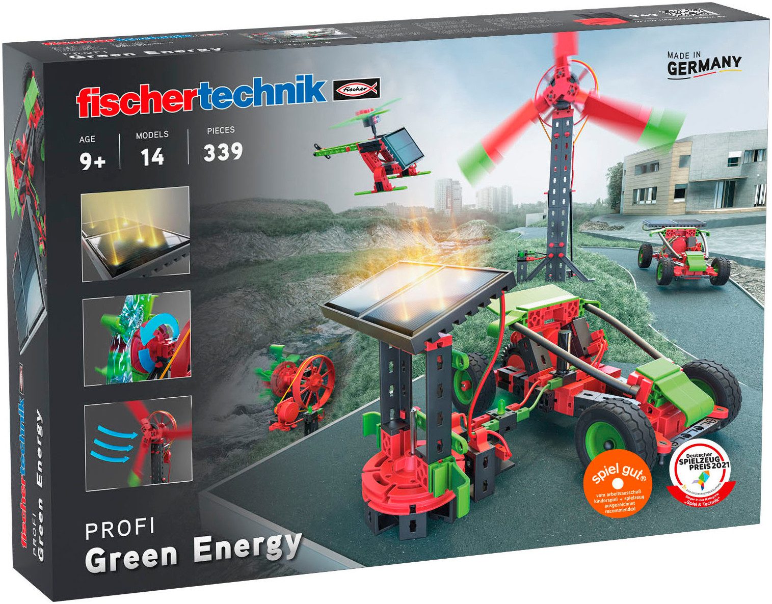fischertechnik Profi Green Energy Konstruktions-Spielset, (339 St)