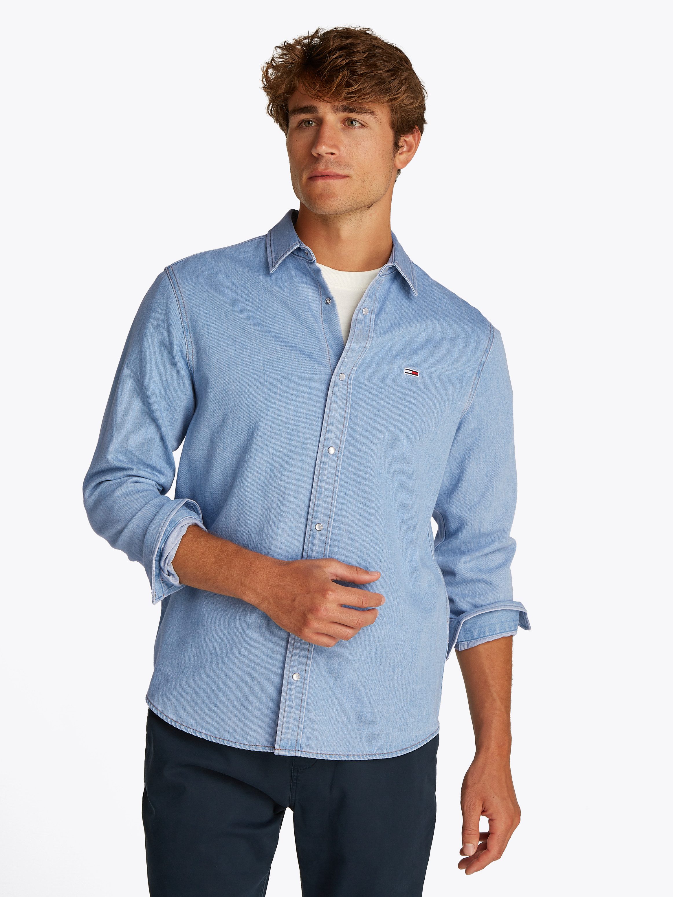 Tommy Jeans Jeanshemd REGULAR FIT LS günstig online kaufen