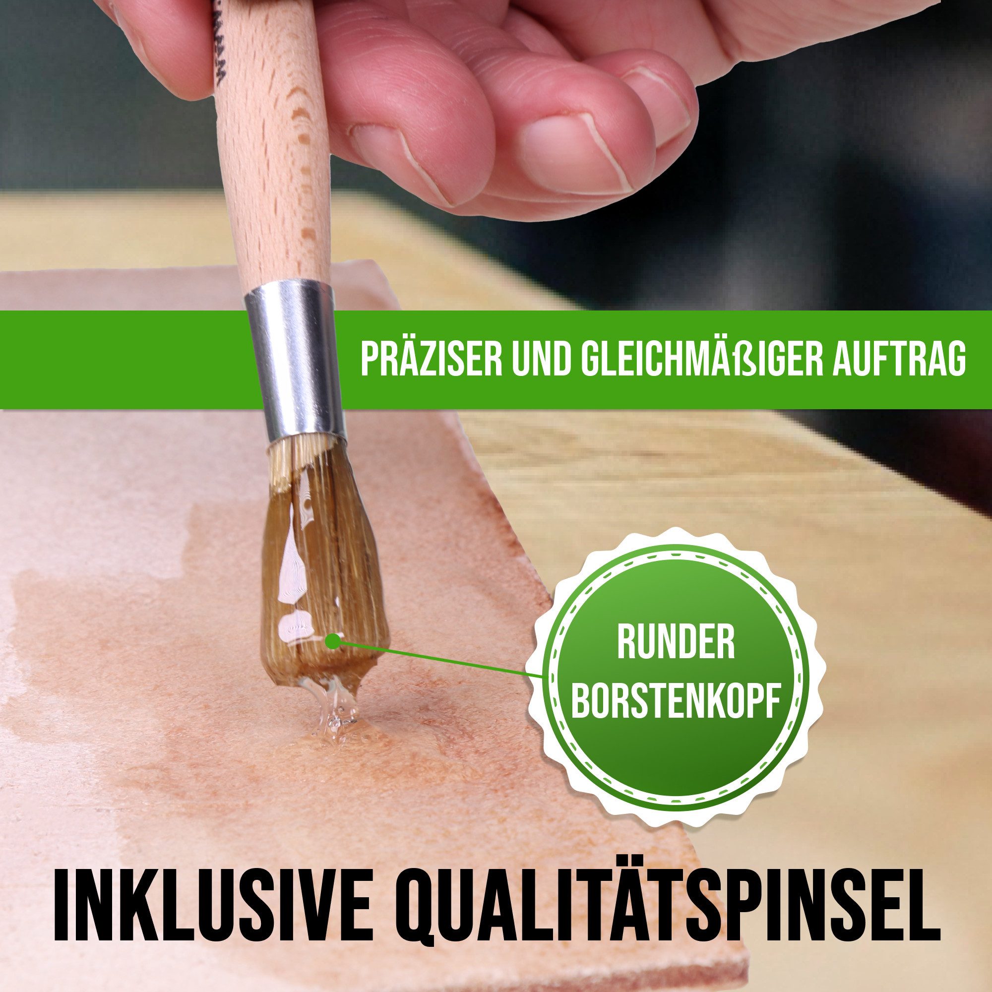 Langlauf Schuhbedarf Klebstoff Kövulfix 600g Dose Schuhkleber + Langlauf Pinsel, (1-tlg) – Bild 3 von 5