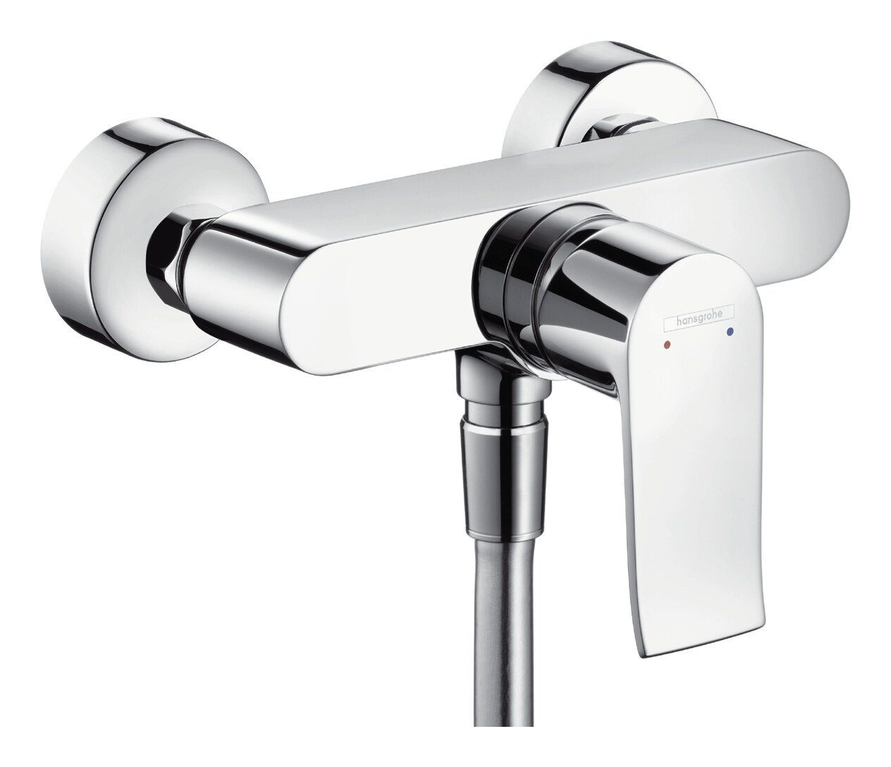 hansgrohe Duscharmatur Metris Einhebel-Brausemischer Aufputz - Chrom