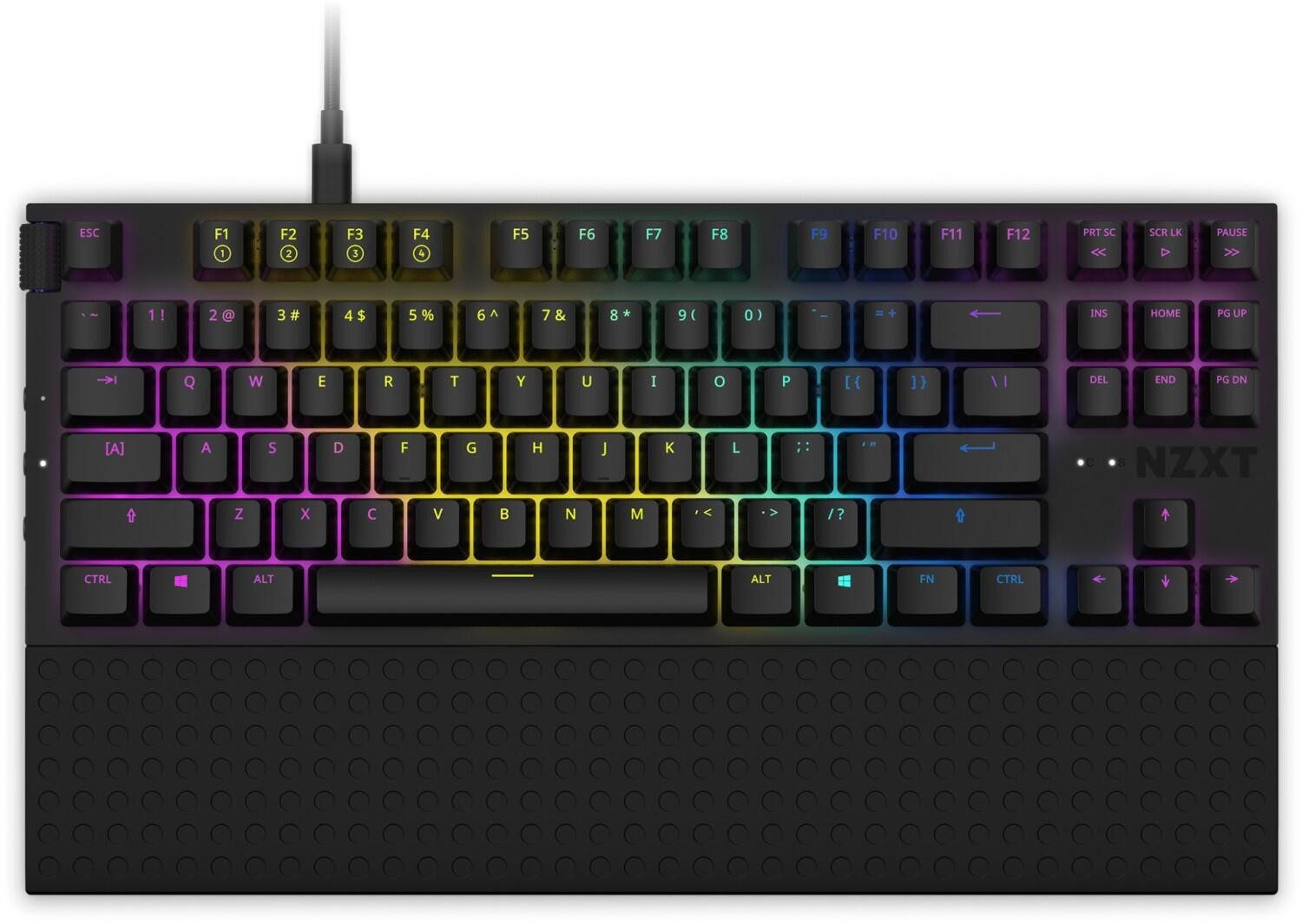 NZXT NZXT Function Tenkeyless, matt schwarz, LEDs RGB, Gaming-Tastatur