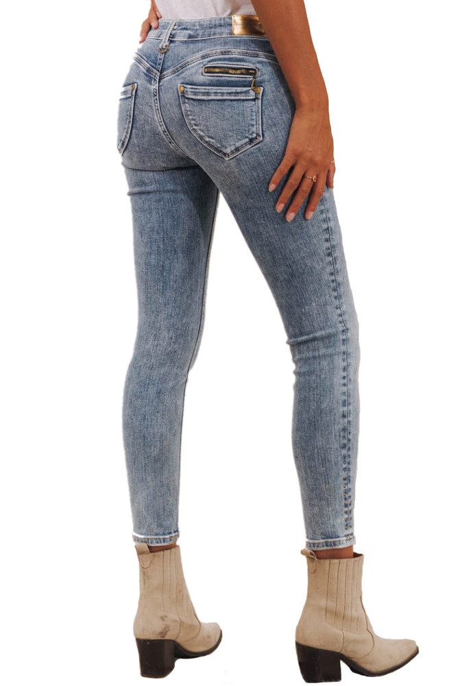 Freeman T. Porter 7/8-Jeans Alexa Cropped Super Stretch Denim Boceano skinn günstig online kaufen