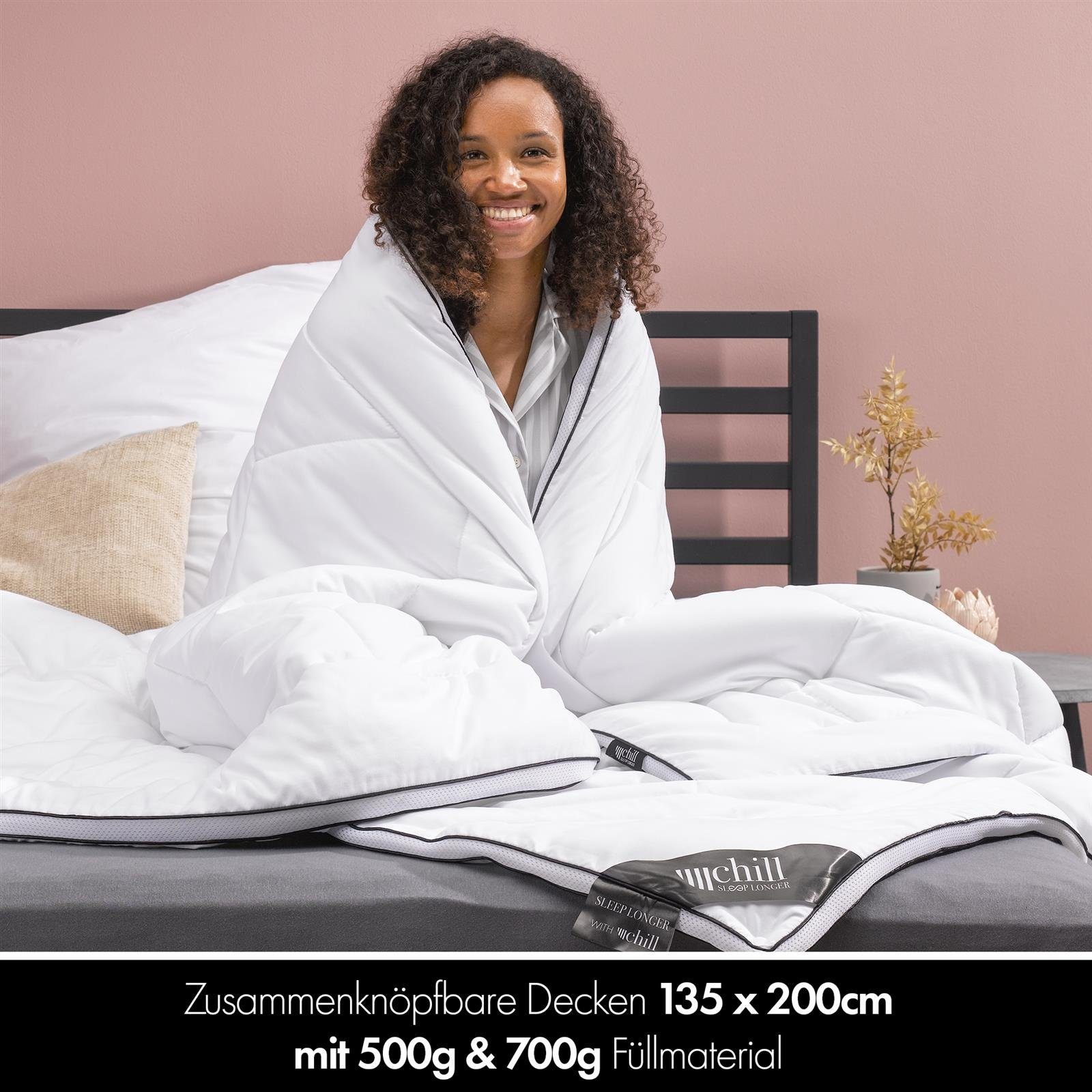 chill SLEEPLONGER Microfaserbettdecke Chill 4 Jahreszeitendecke günstig online kaufen