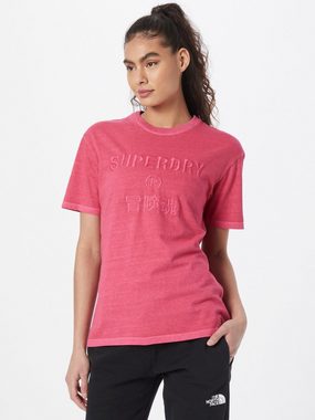 Superdry T-Shirt (1-tlg) Stickerei, Plain/ohne Details