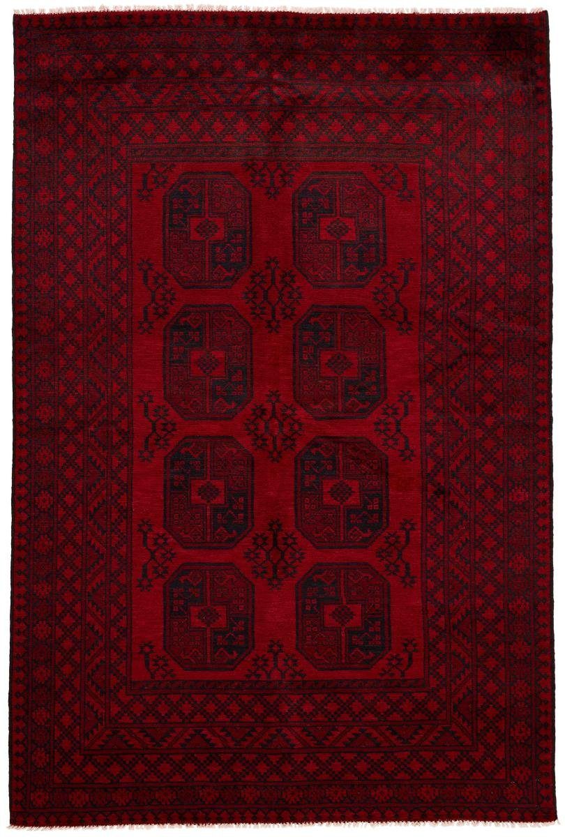 Orientteppich Afghan Akhche 162x251 Handgeknüpfter 6 Höhe: Orientteppich, Trading, rechteckig, Nain mm