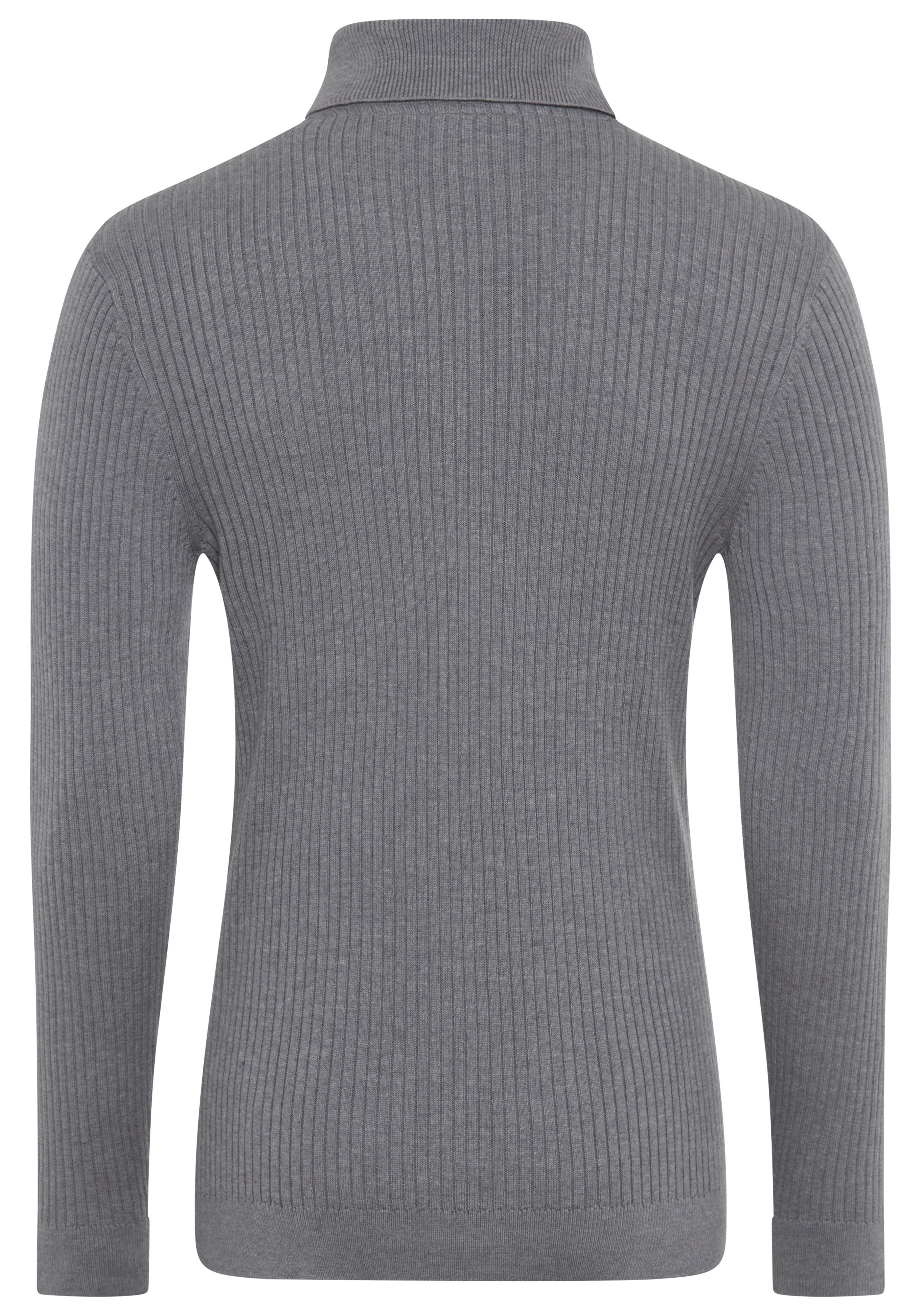 Bruno Banani Rollkragenpullover in Rippenqualität