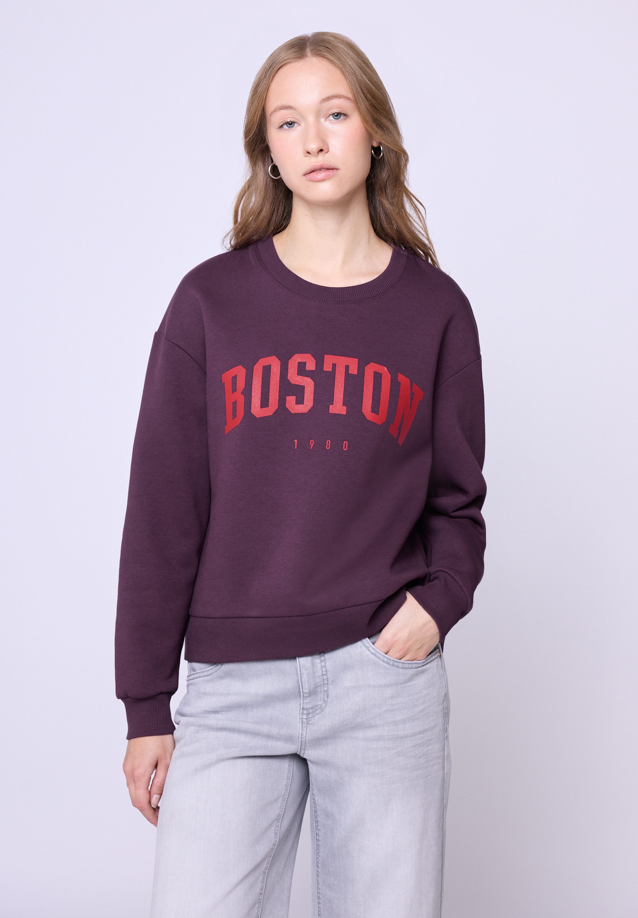 STREET ONE STUDIO Sweatshirt mit Wording günstig online kaufen