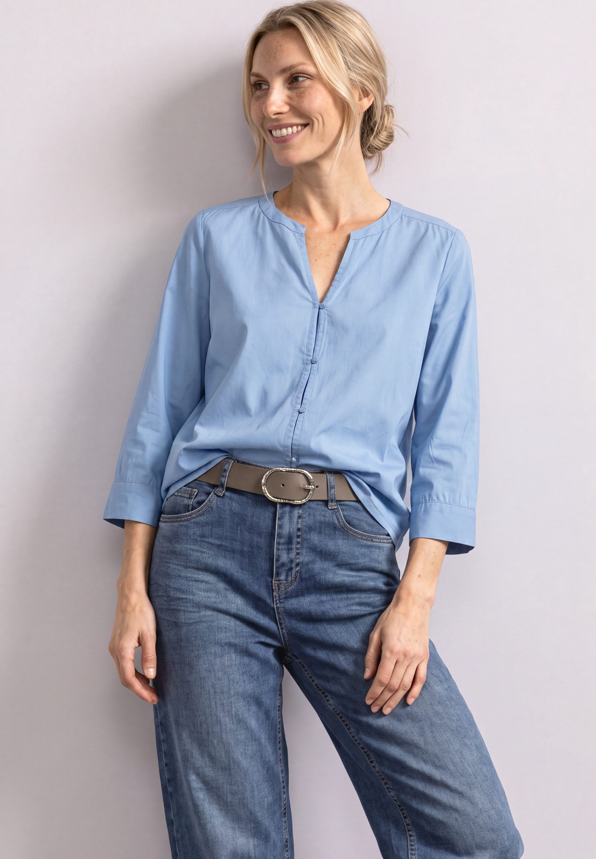 STREET ONE Shirtbluse mit 3/4 Ärmeln