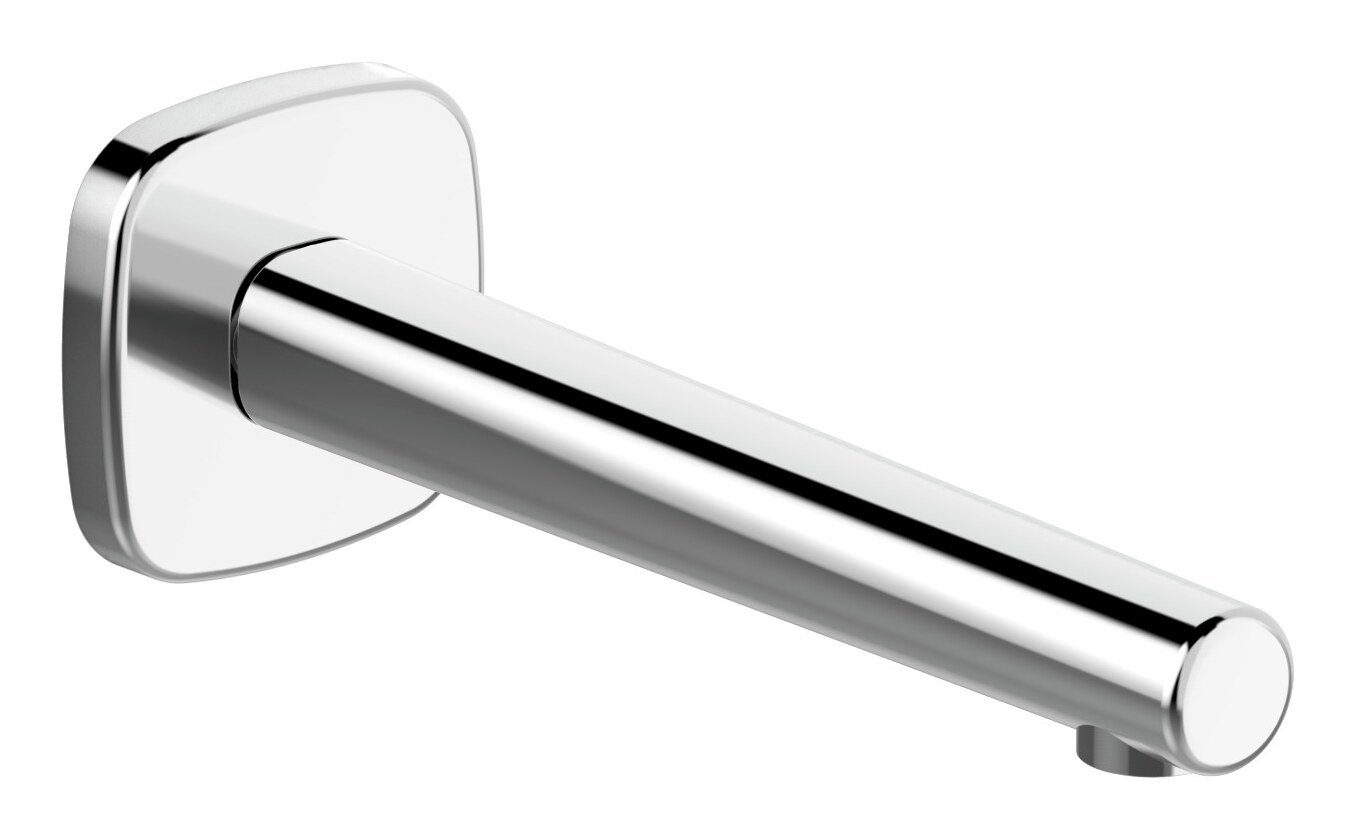 HANSA Wannenarmatur Hansadesigno Style Wanneneinlauf als Wandauslauf Ausladung 195 mm