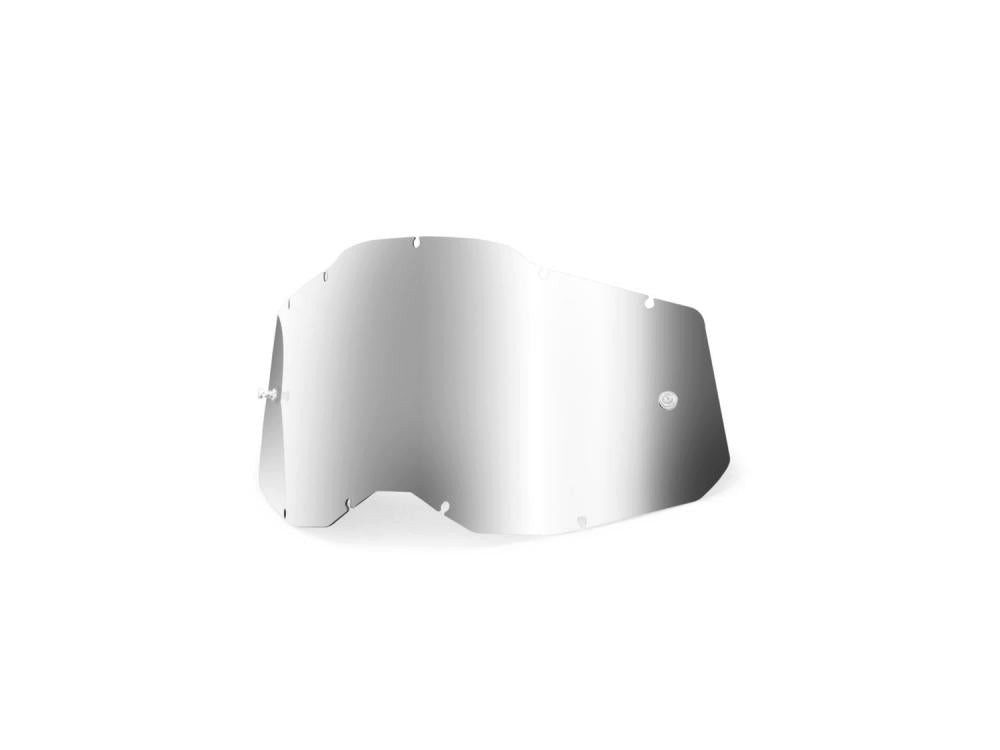 100% Sportbrille 100% Gen 2 Replacement lens unis silver - verspiegelte Ersatzscheibe f