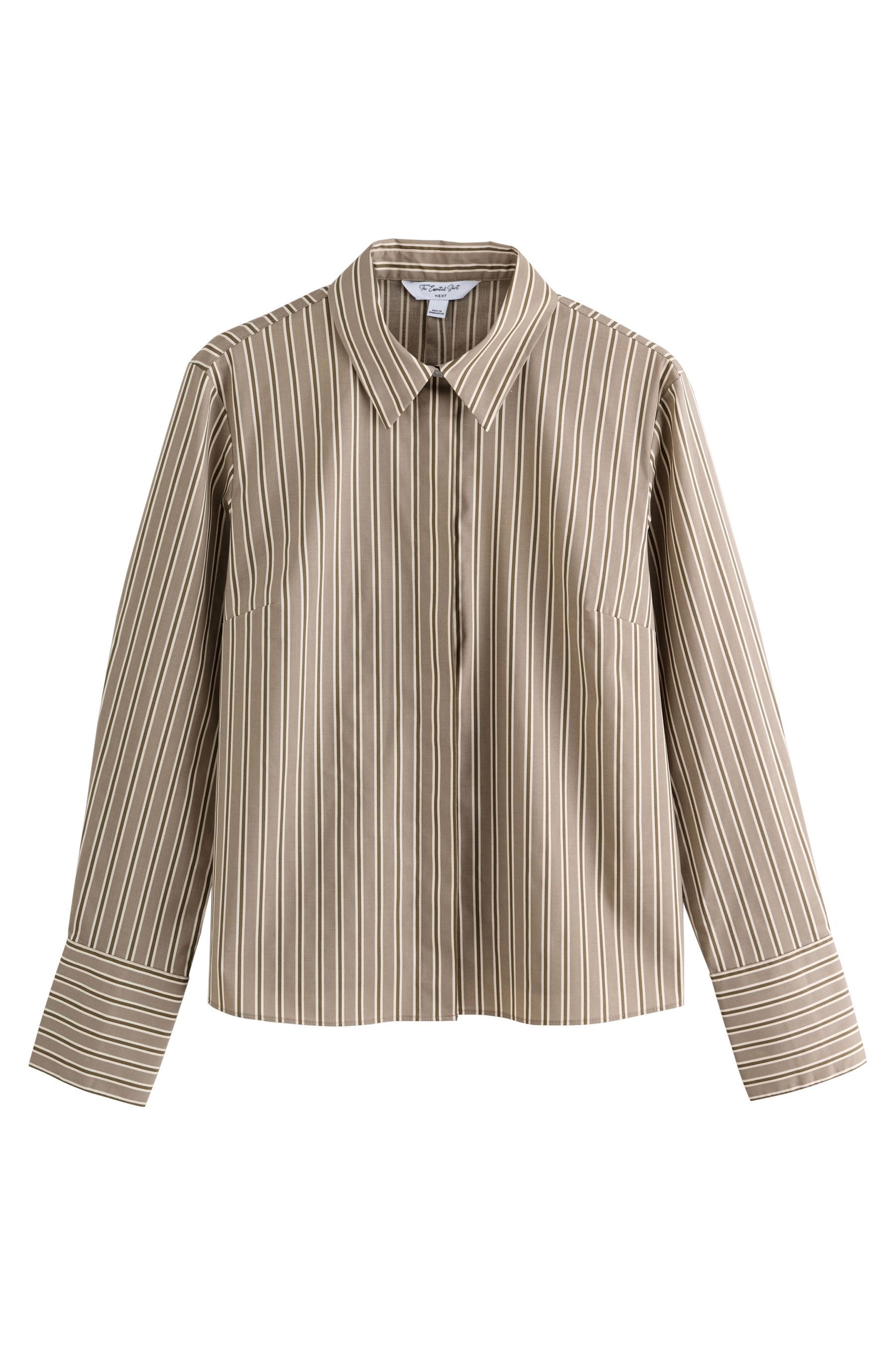 Next Langarmhemd Essential Langarmshirt mit Stretch, günstig online kaufen