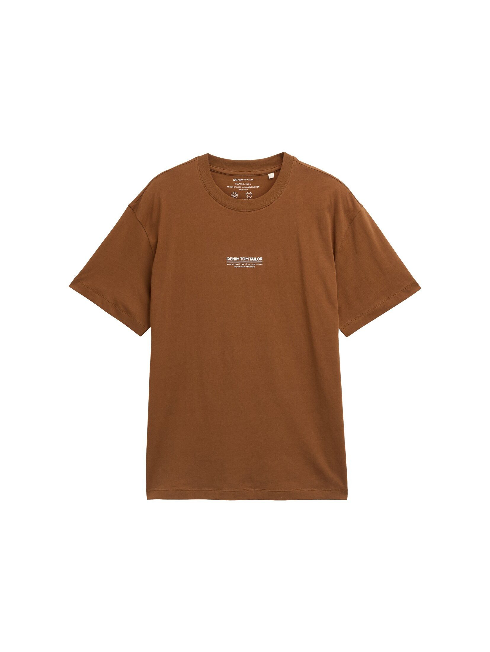 TOM TAILOR Denim T-Shirt T-Shirt Relaxed Fit T-Shirt aus Baumwolle günstig online kaufen