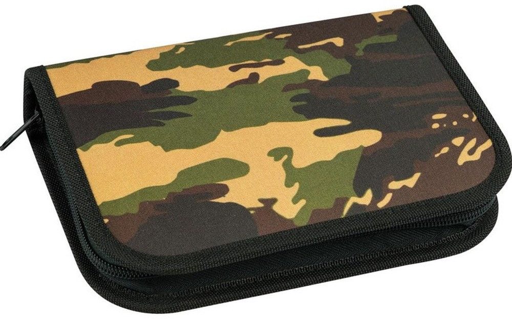 Eberhard Faber Federmäppchen Federmäppchen befüllt Camouflage grün 32 teilig
