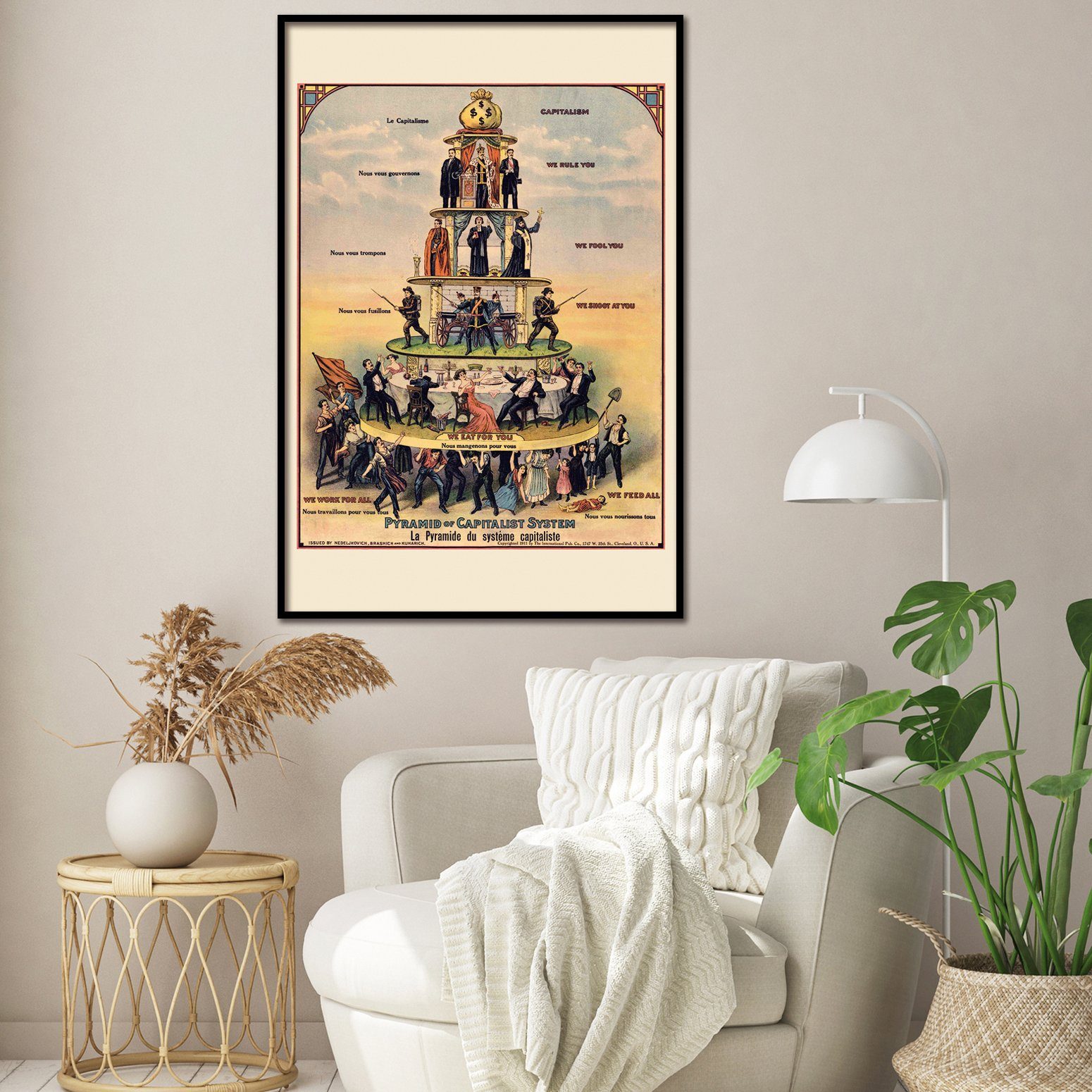 Close Up Poster Pyramid of Capitalist günstig online kaufen