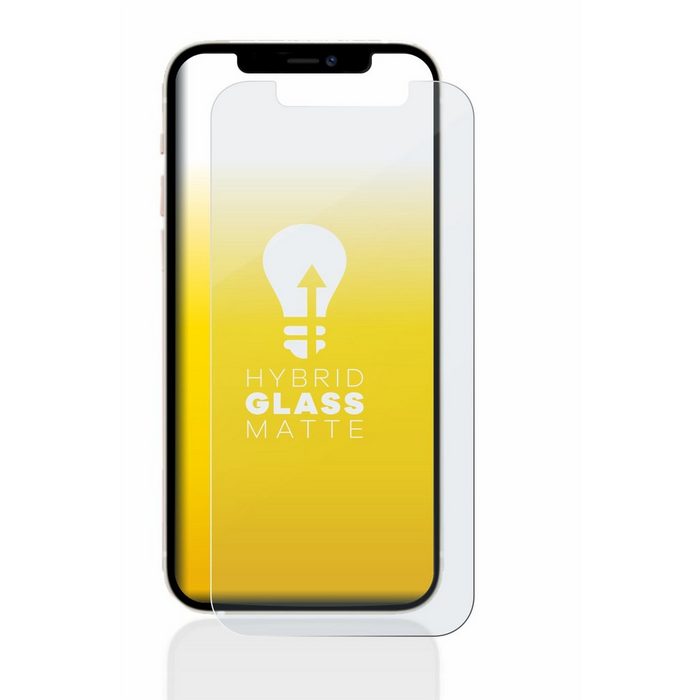 upscreen flexible Panzerglasfolie für Apple iPhone 12 Displayschutzglas Schutzglas Glasfolie matt entspiegelt