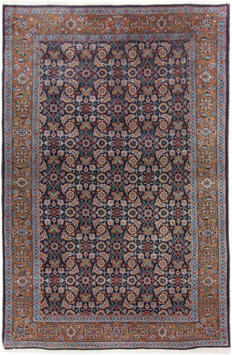 Orientteppich Täbriz Mahi 94x144 Handgeknüpfter Orientteppich / Perserteppich, Nain Trading, rechteckig, Höhe: 7 mm