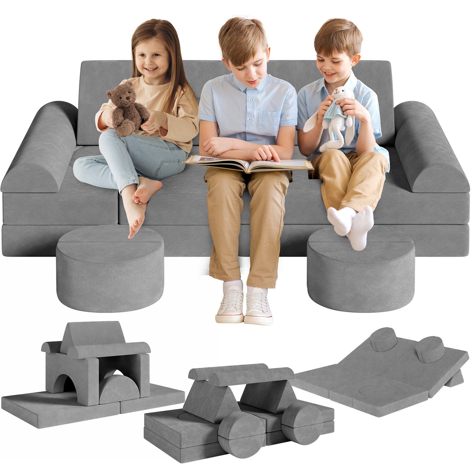 TLGREEN Kindersofa Modulare Kinderspielcouch, Spielsofa für günstig online kaufen