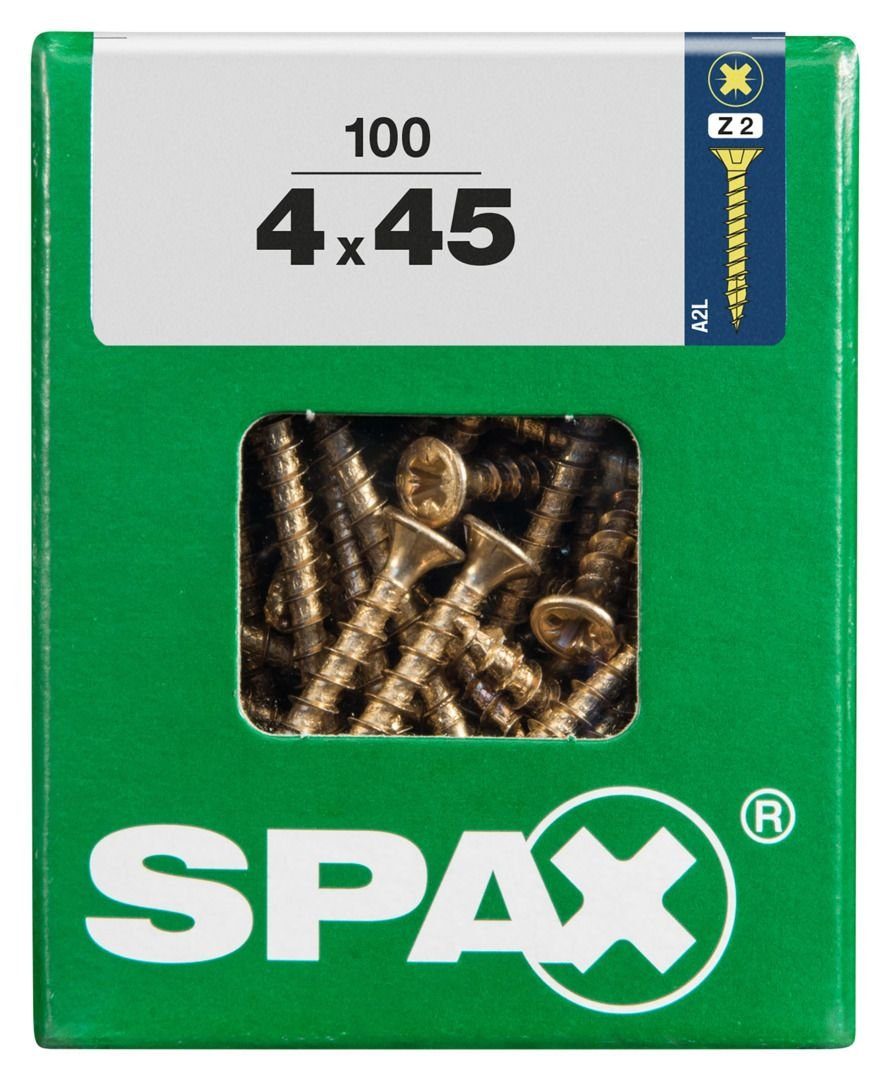 SPAX Holzbauschraube Spax Universalschrauben 4.0 x 45 mm PZ 2 - 100