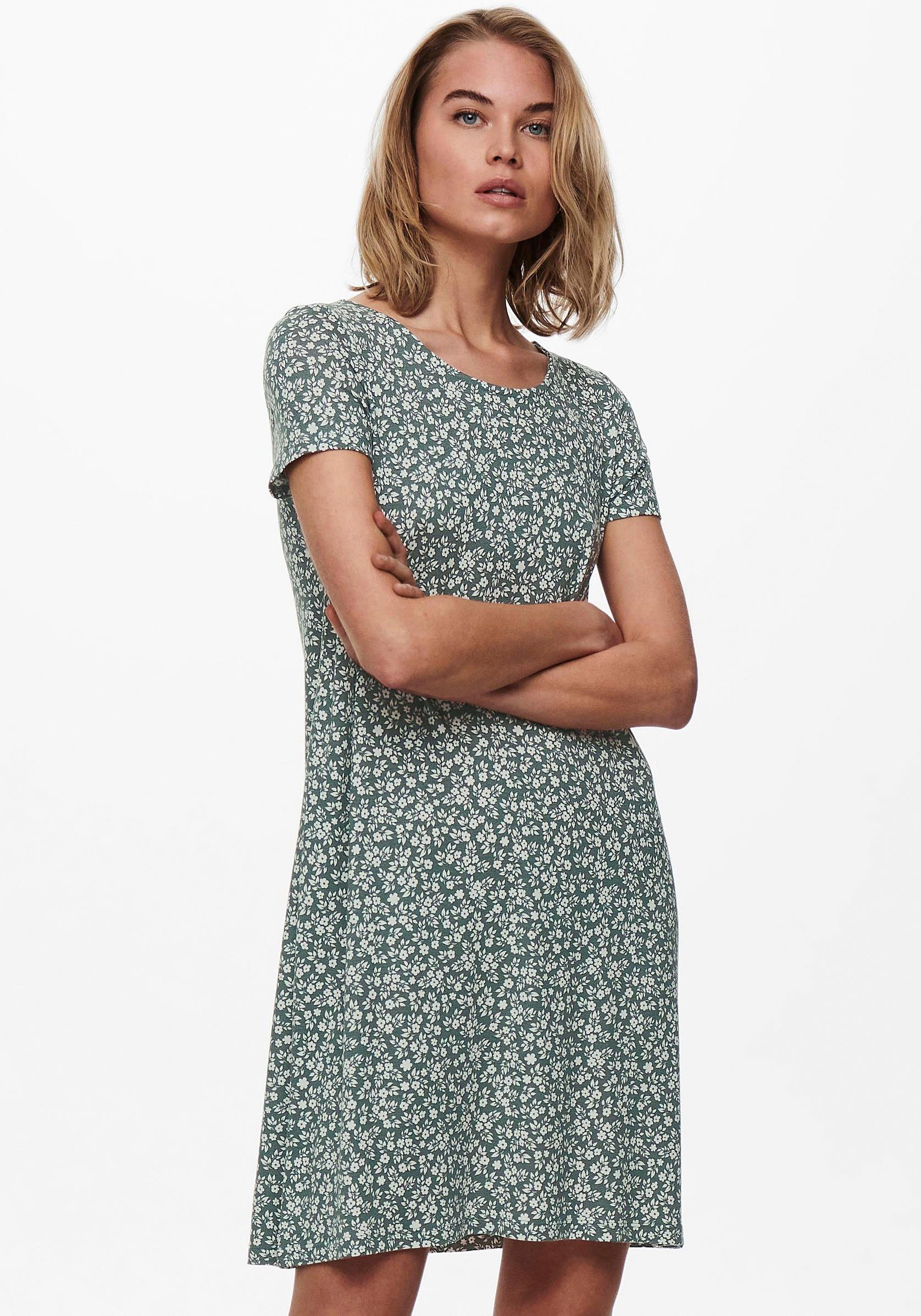 ONLY Minikleid ONLBERA BACK LACE UP S/S DRESS JRS NOOS Viskosemischung, reg günstig online kaufen