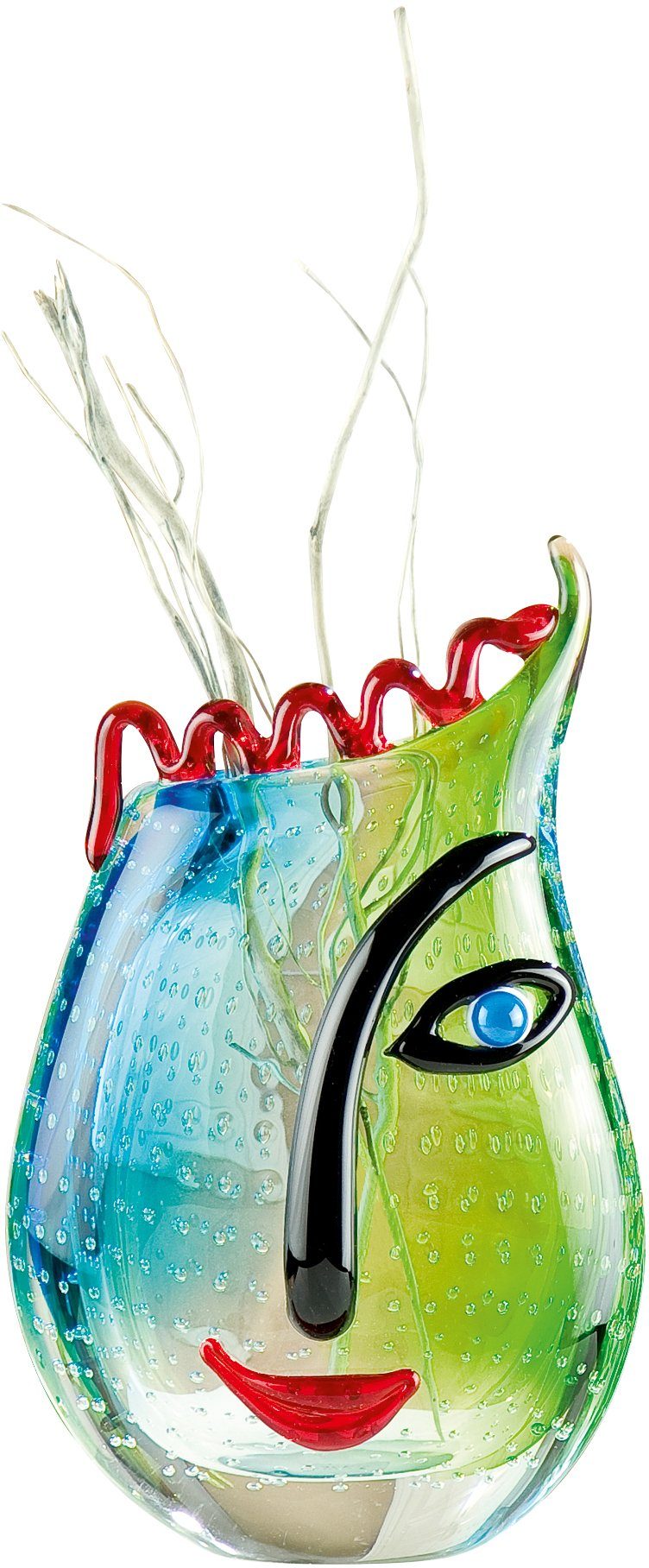 GILDE GLAS art Dekovase Vero