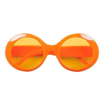 Boland Kostüm Neon Party Brille Jackie im Retro-Stil - Orange