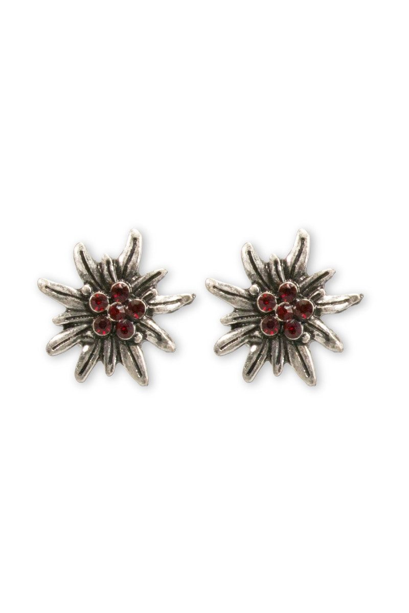 Alpenflüstern Ohrhänger-Set Ohrstecker - STRASS-EDELWEISS II günstig online kaufen
