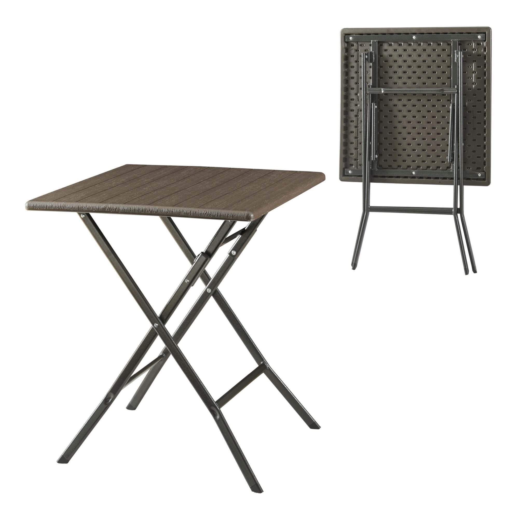 en.casa Campingtisch, »Lillestrøm« quadratisch 61,5 x günstig online kaufen