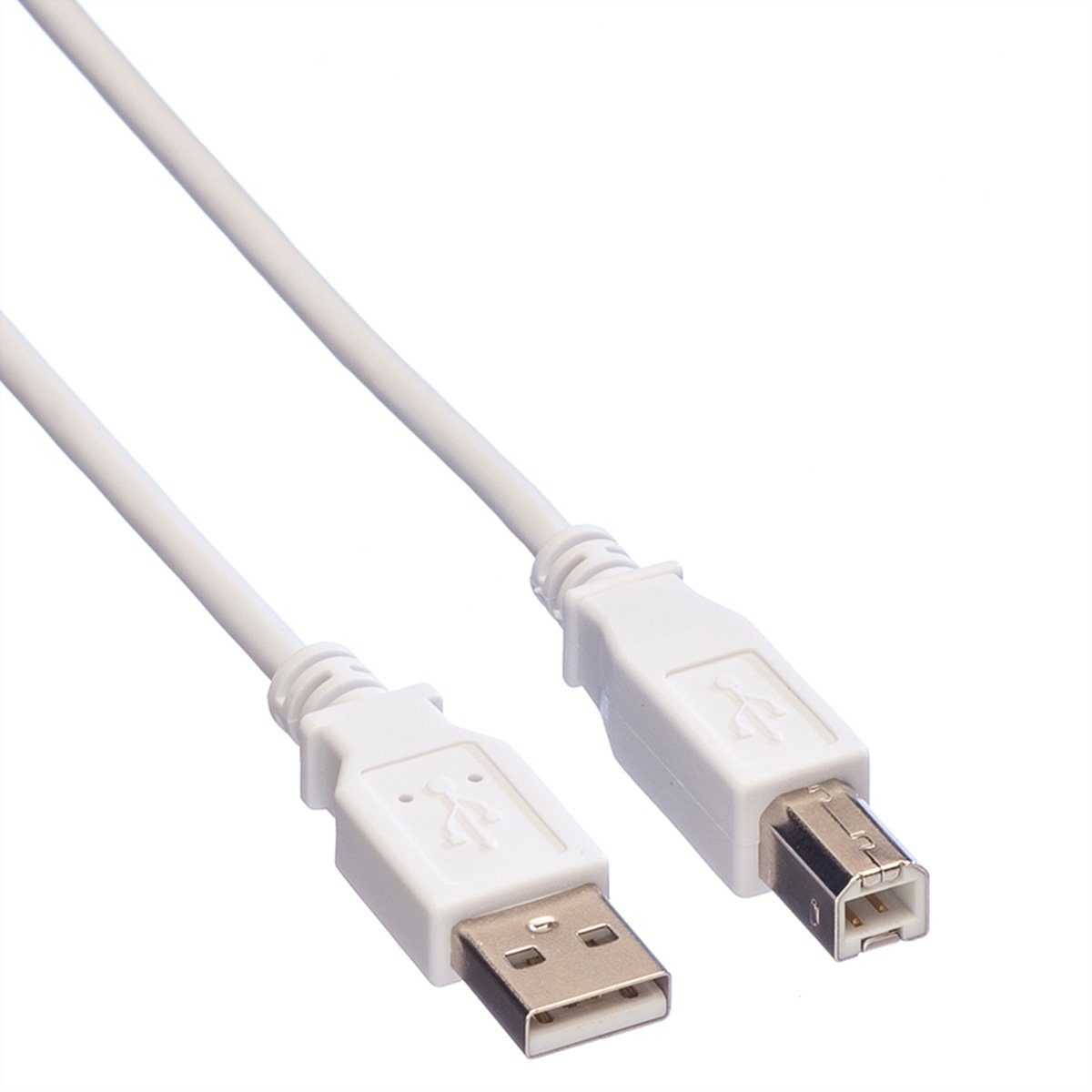 VALUE USB 2.0 Kabel USB-Kabel, USB 2.0 Typ A Männlich (Stecker), USB 2.0 Typ B Männlich (Stecker) (80.0 cm), Typ A-B