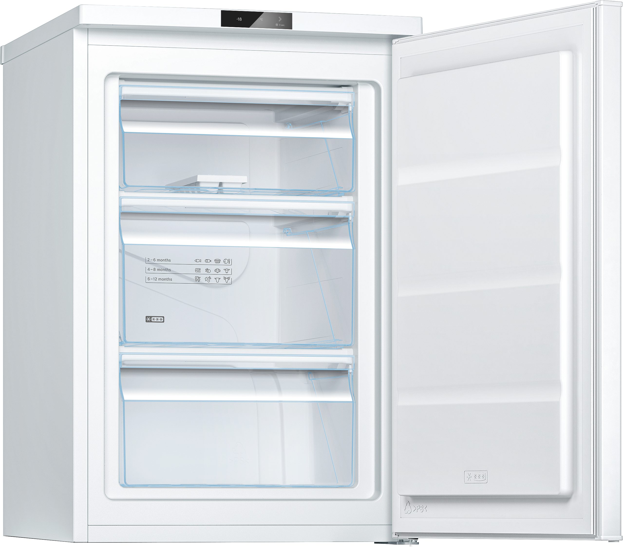 BOSCH Gefrierschrank Serie 2 GTV15NWEB, 85 cm hoch, 56 cm breit