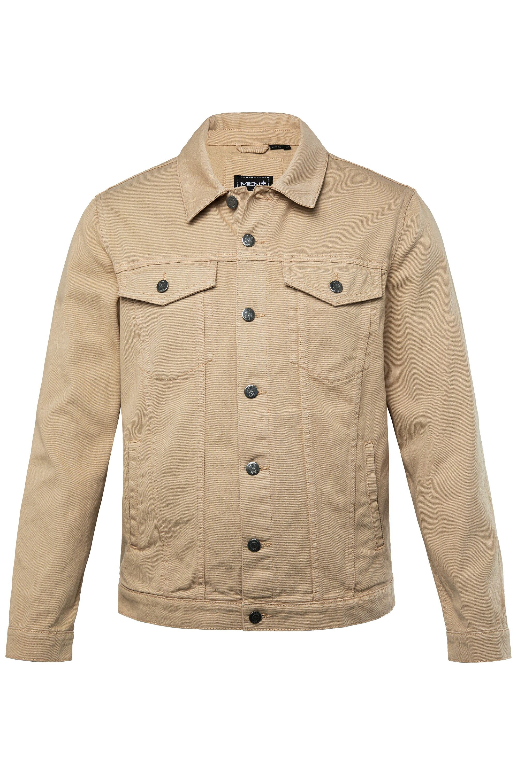 Men Plus Funktionsjacke Jeansjacke Colordenim Brusttaschen günstig online kaufen