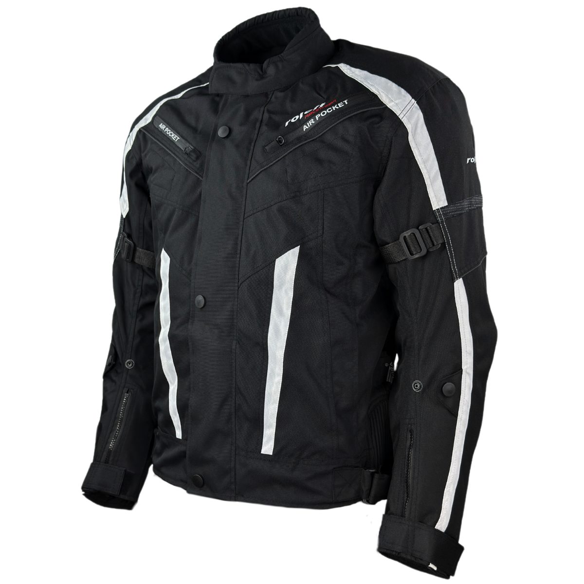 roleff Motorradjacke RO546 - Schwarz-Weiß, wasserdicht, atmungsaktiv & mit günstig online kaufen