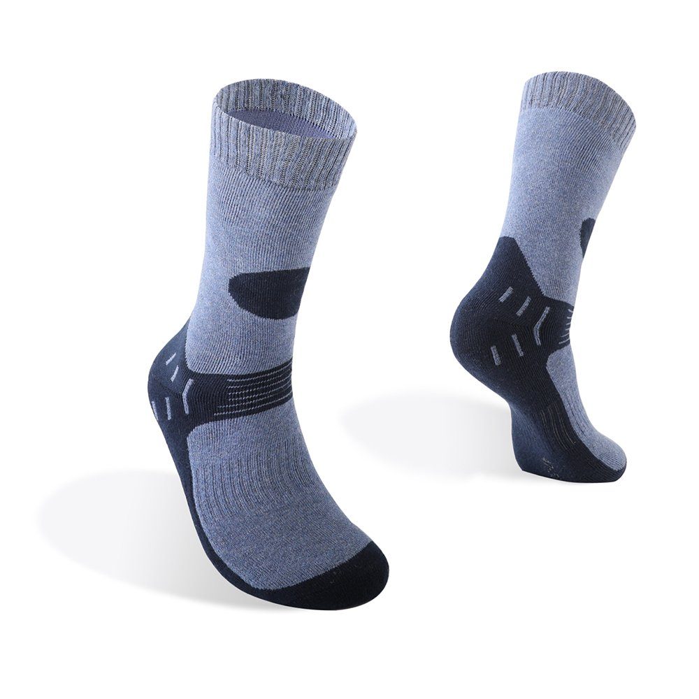 TEXEMP Thermosocken 6 Paar Thermo Socken Herren Damen Wintersocken Warme Dicke Strümpfe (Packung, 6-Paar) Wärmend - Mit Innenfrottee